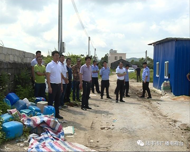 陆丰市各地持续开展拆除违建工作