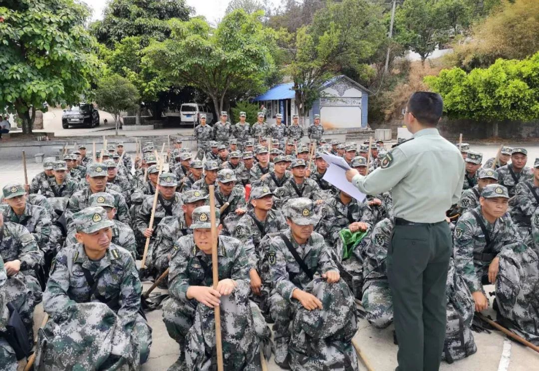 巍山县基干民兵集中轮训风采