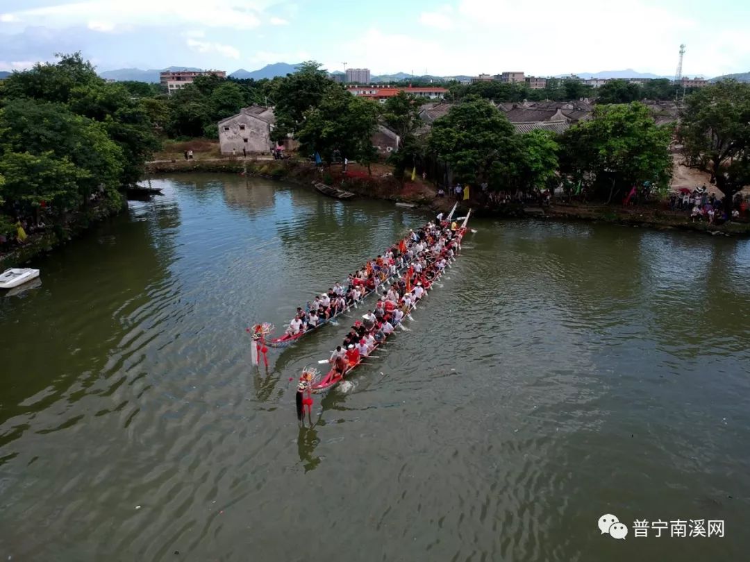 我们都会因为团聚或思念 而心生力量 北溪村龙舟 南溪村龙舟 今年