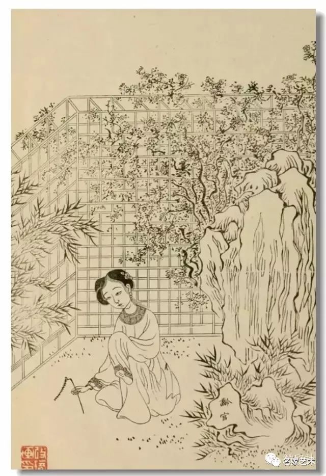 名品视界清改琦红楼梦图咏