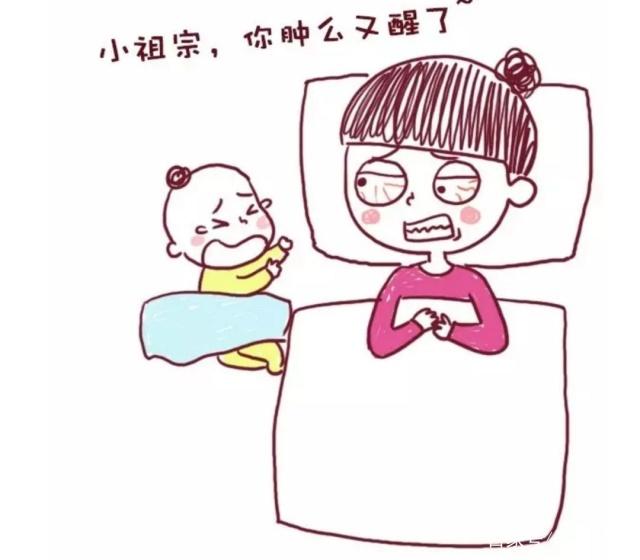困,分外困.有时哄觉,宝宝没睡意,本身倒是睡了,五分钟还能做个梦.