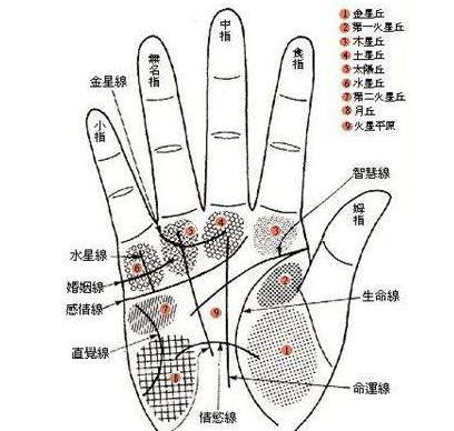 原创手有吉痣多顺利富贵双全的黑子纹