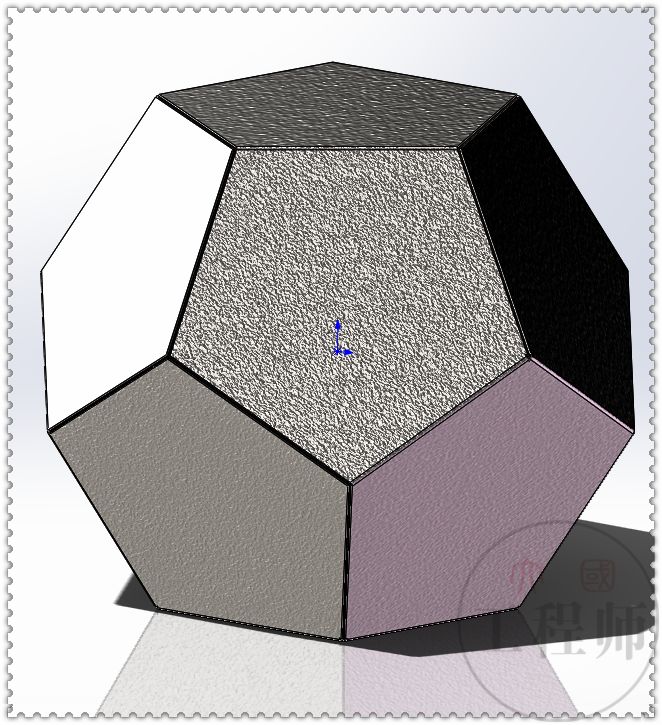 原创用solidworks建模一个正十二面体然后转换为钣金