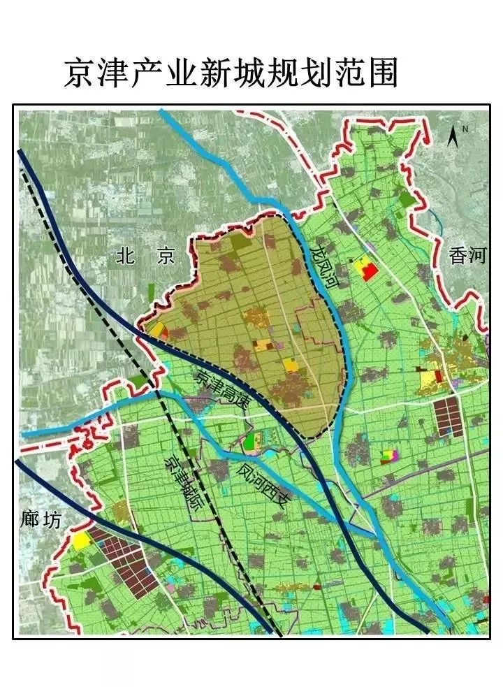 最后附上,早期的京津产业新城相关规划.