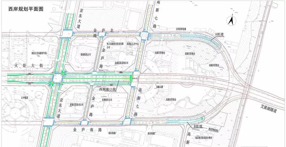 其中,穿湖段长约700米.通道定位为城市主干道,隧道标准段宽29米.