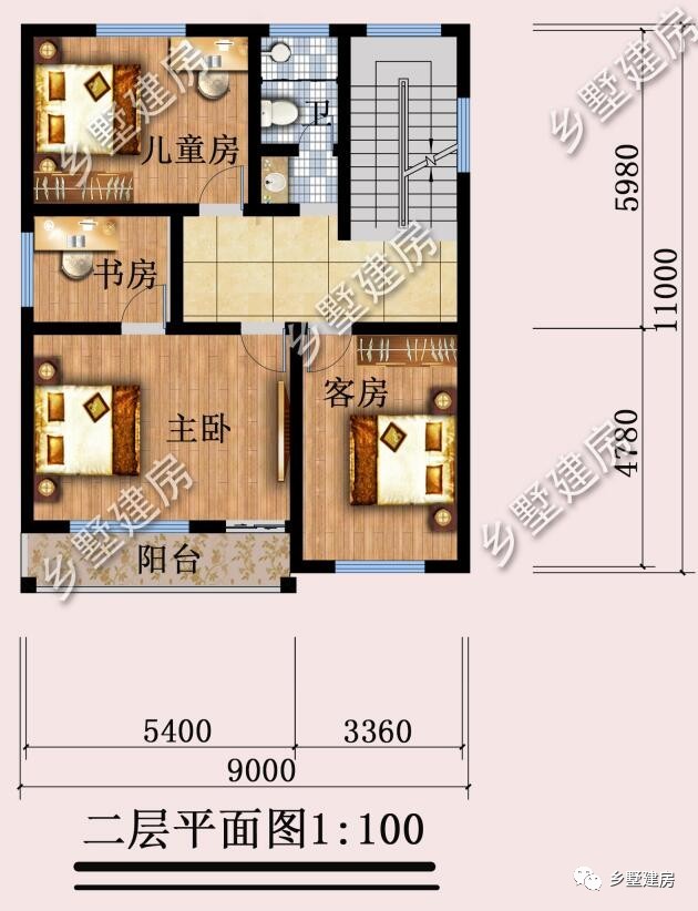 9x10米农村简欧三层小别墅建一栋犒劳自已拼搏的人生