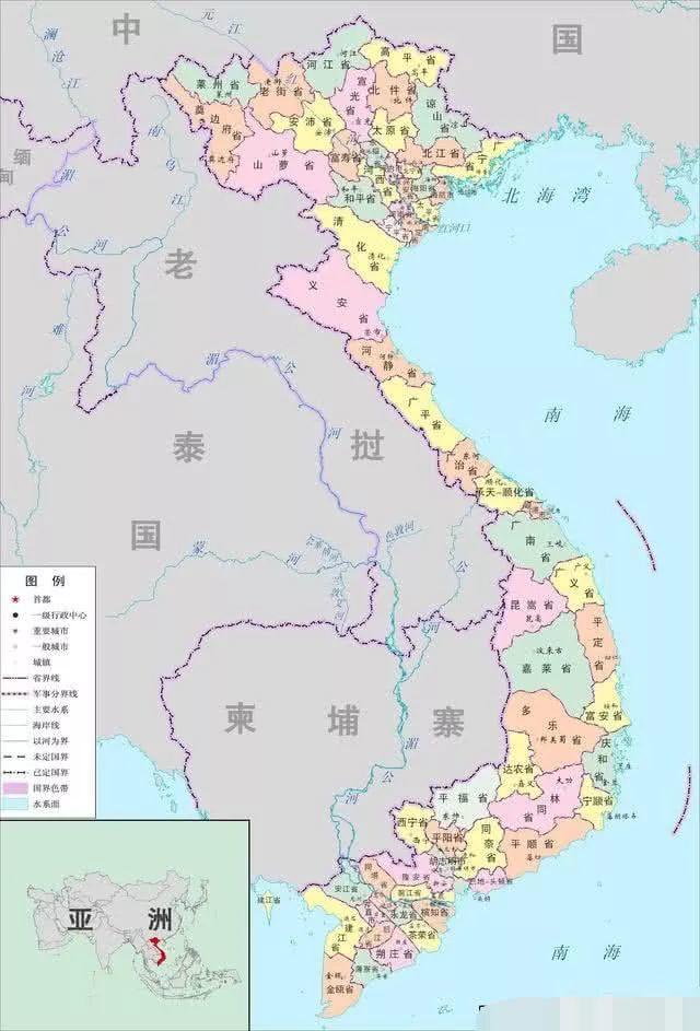 越南国土面积比云南还小为什么还要分成58个省这点是关键