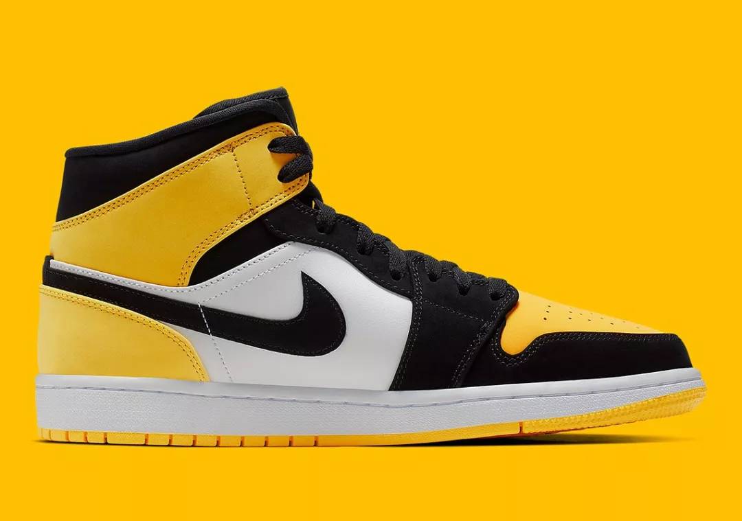 jordan yellow toe mid