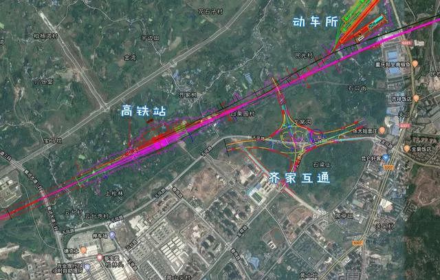 配套高铁站 泸州城区最大立交——齐家互通工程开建