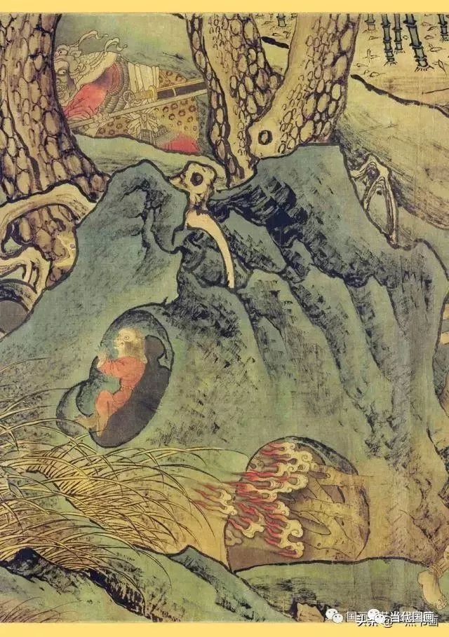 宋佚名搜山图鉴赏