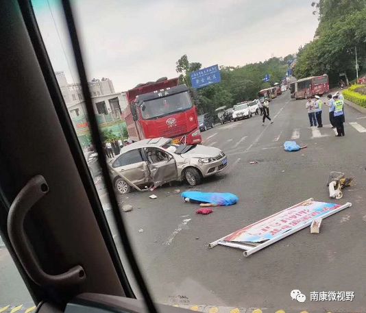 突发赣州发生一起交通事故两人丧命