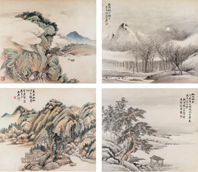 全才画家|陆恢山水,人物,花鸟画合辑(120幅)