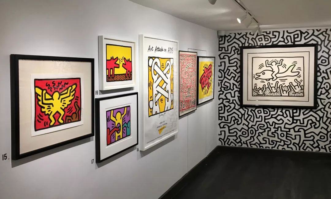 伦敦罗兹当代为 keith haring 举办 "icon" 画展