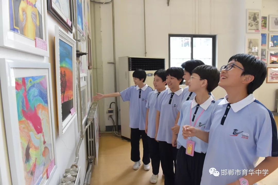 诗情画意熏染艺术人生育华中学举办2019年书画摄影展活动