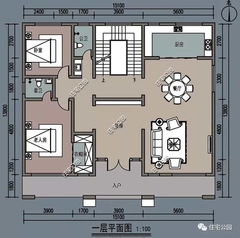 建筑情况:共设6室 3厅 5卫 1厨 1堂屋 3衣帽间 1外走廊 1储藏间 1