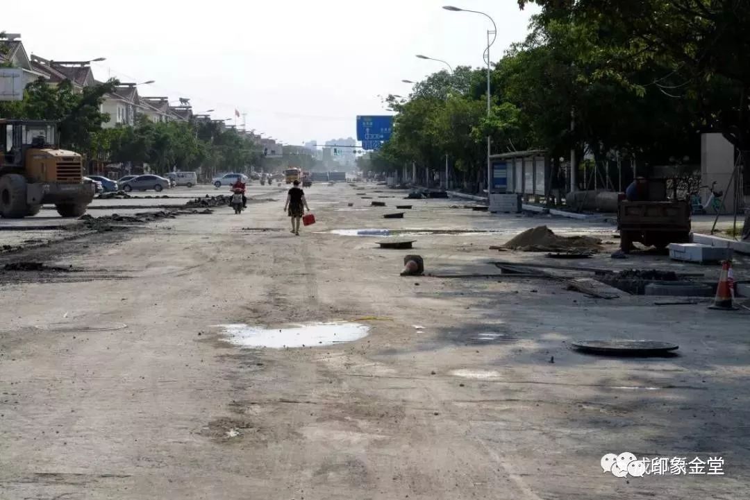 赵杨路西段雨水系统改造工程现场