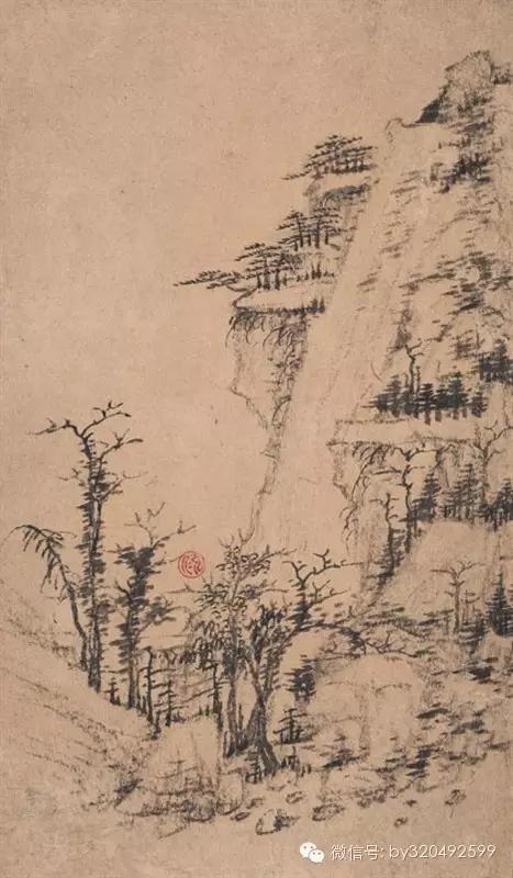 渐江(1610-1664)中国明末清初画家.僧人.