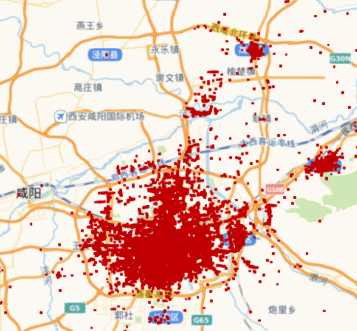 西安市人口分布_西安市景点分布地图(2)