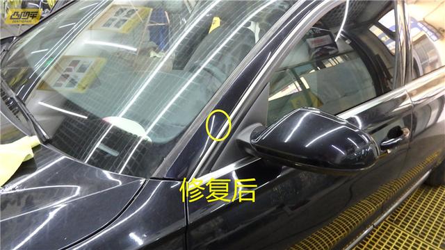 汽车凹陷修复奥迪a柱无痕修复