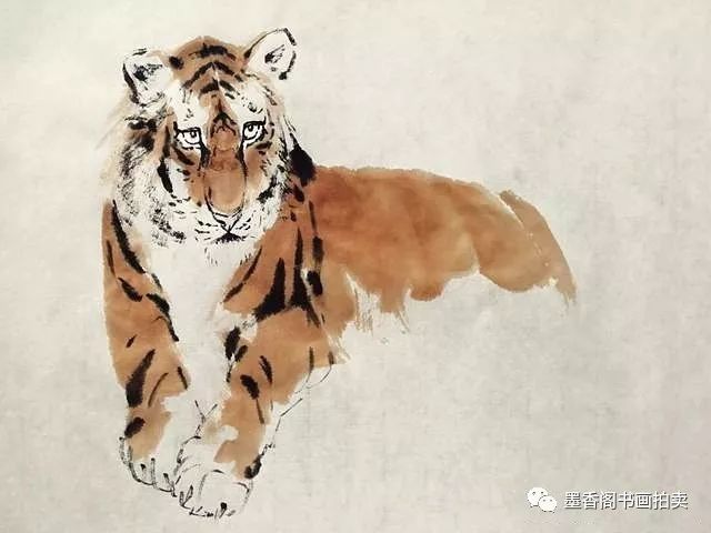 国画教程写意老虎画法步骤