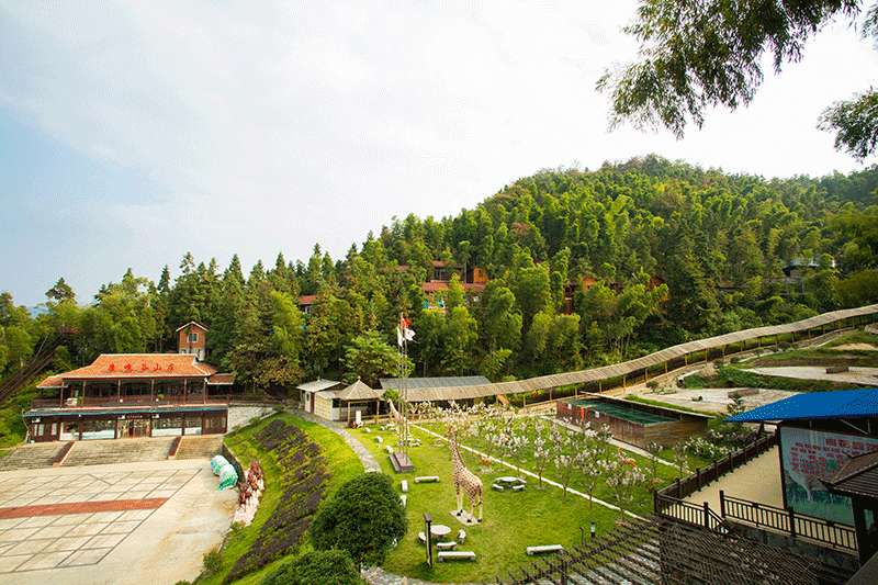 南昌梅岭风景区鹿鸣谷山庄适合公司团建好友游玩