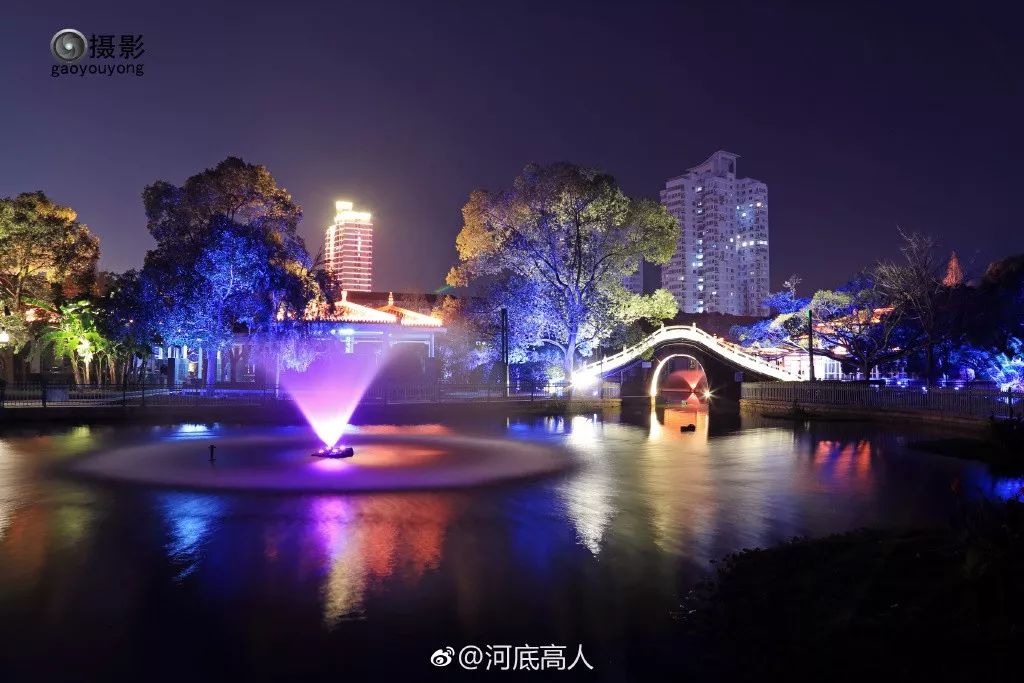 龙港公园夜景