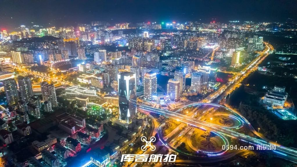 莆田夜景航拍这样的城市夜空有多少人曾经见过