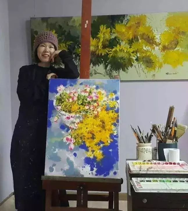 深圳水彩届的惊喜雨夜诗人林经哲花卉皇后金英善水彩高研班七月来袭