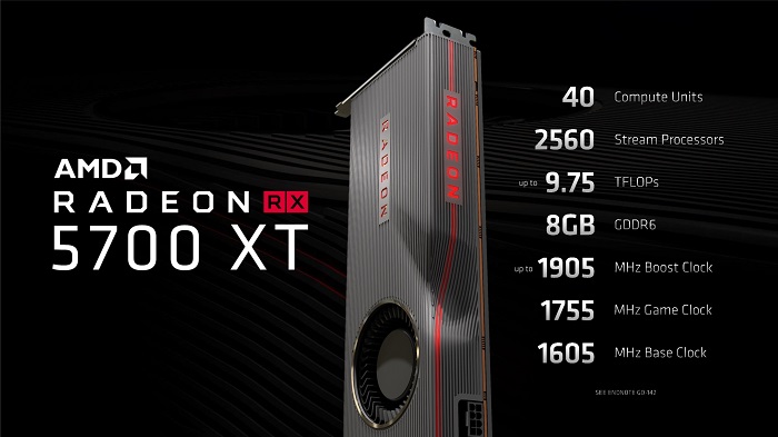 AMD正式发布RX 5700系列显卡：2K分辨率性价比之选