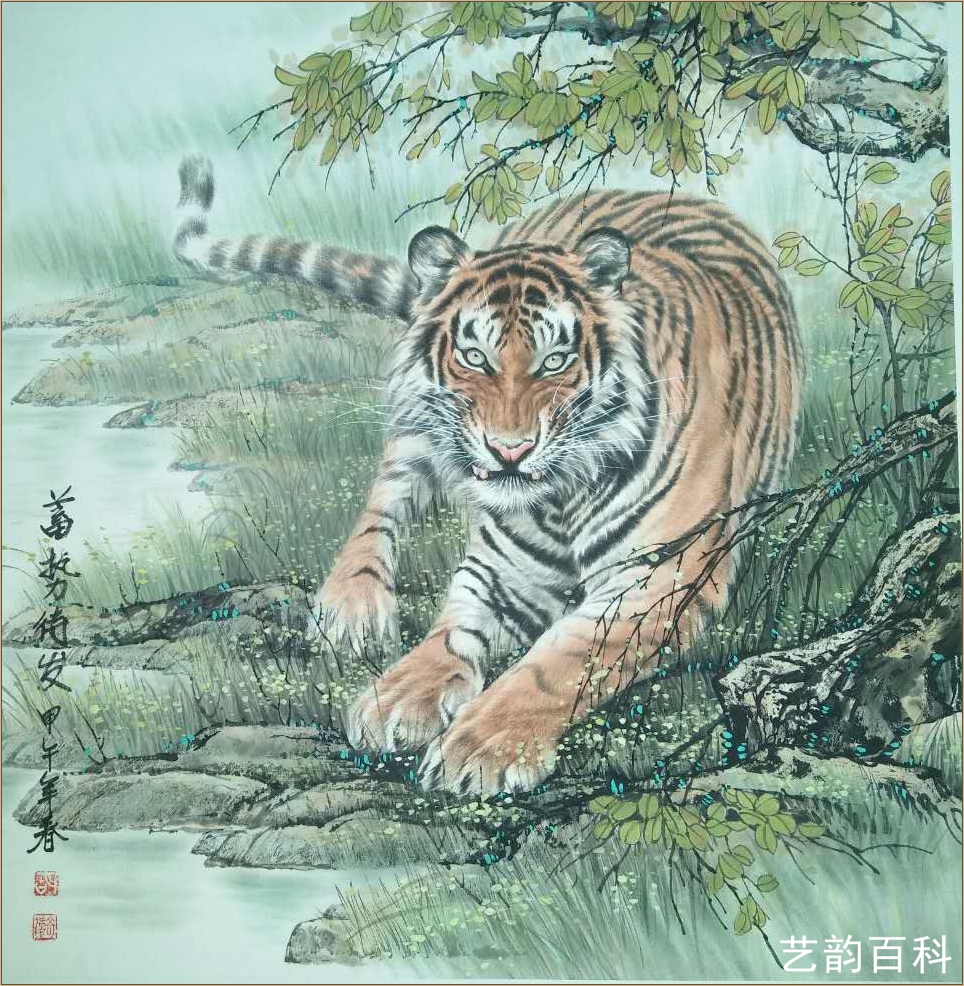 画家胡奇伟献礼建国七十周年