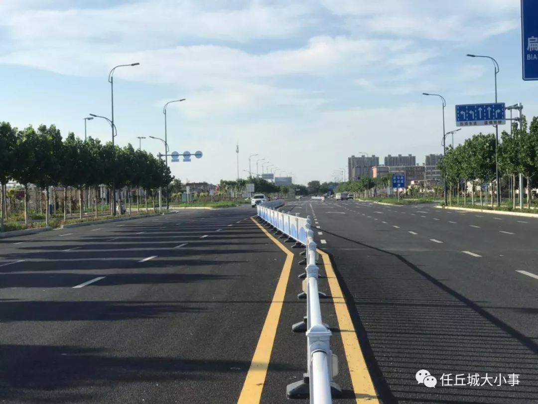 任丘打通南北交通任督二脉双向六车道同时竣工通车