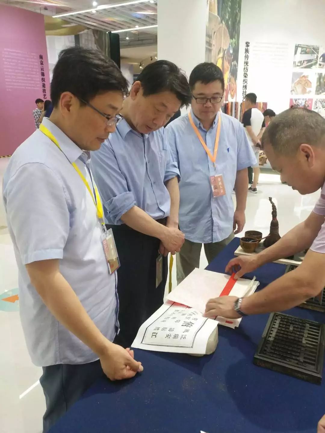 中国活字印刷术亮相2019全国文化和自然遗产日主会场活动 古朴技艺引发浓厚体验兴趣_瑞安