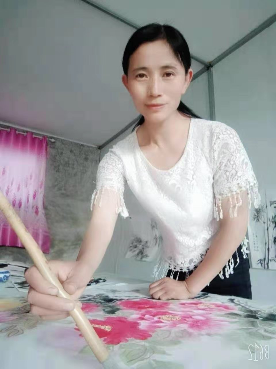 笔耕不辍勤奋进取的莒县女画家陈德莲