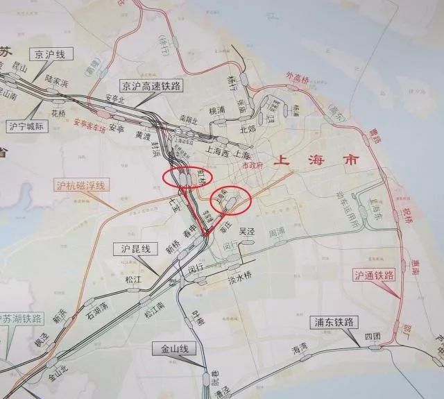 上海南站到上海虹桥站的联络线将要开通动车组承担上海市内交通