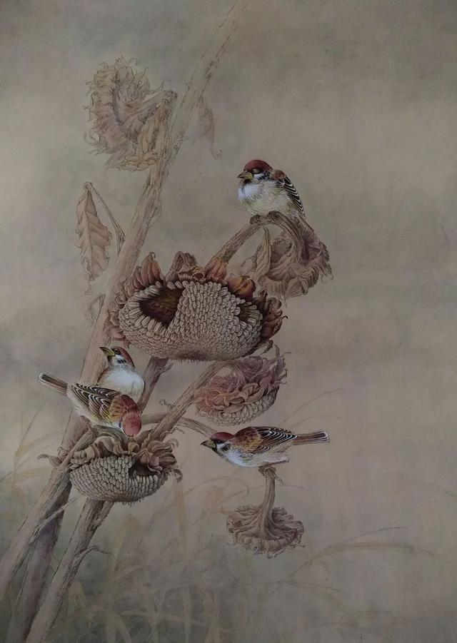 陈松岩工笔国画作品分享