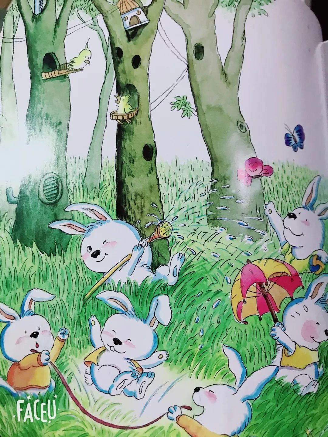 四五岁简笔画教程 有颜色兔子的画法教程💛巧艺网