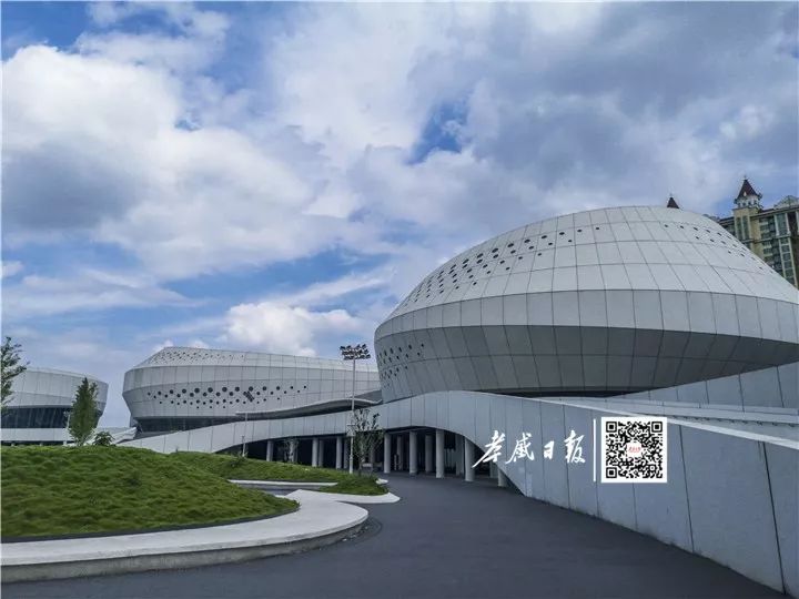 孝感市文化中心最新实景图曝光,投入使用指日可待!