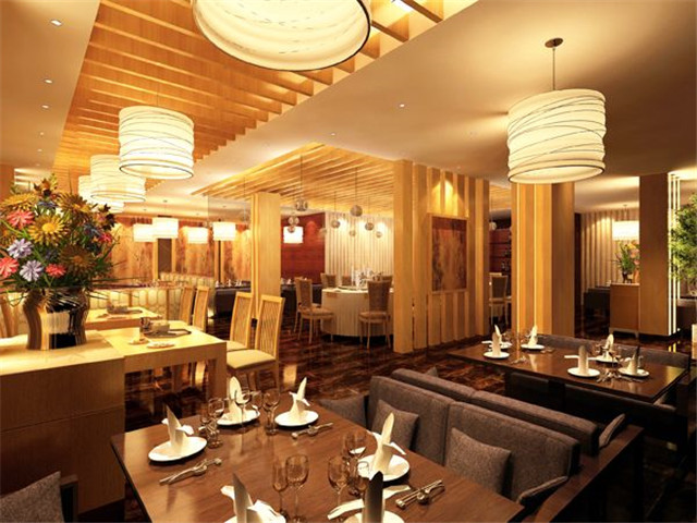 美食更要搭配好的就餐环境,海陆嘉宴让餐厅装