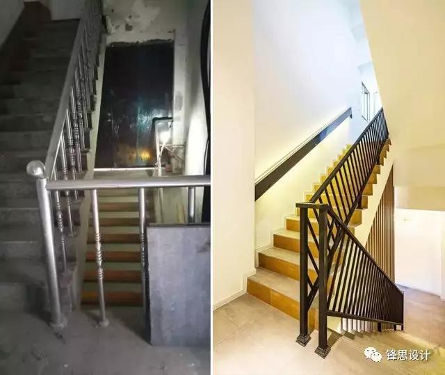 通往地下室的楼梯,由于连接楼板的增加,部分空间改为了休闲座椅.