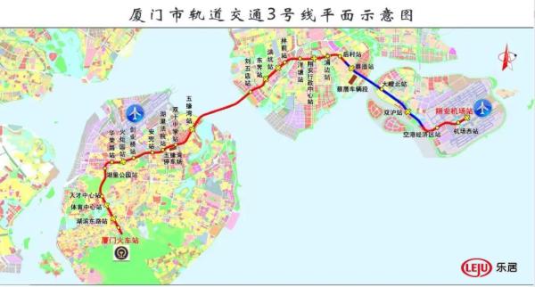 厦门地铁2号线覆盖了岛内东海岸两岸金融核心区,邮母港开发区,海沧