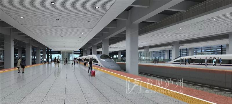 渝昆高铁以及规划中的泸遵铁路都将在泸州高铁站共站督导合江循环经济