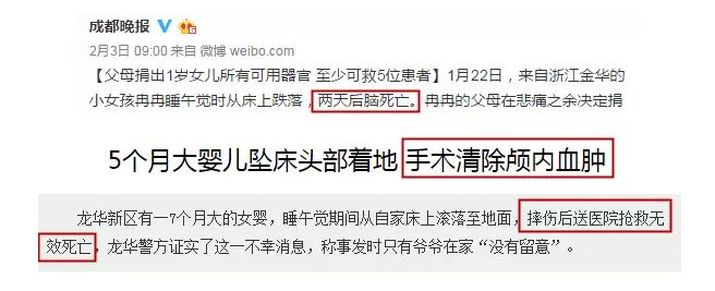 1歲寶寶墜床後死亡，傷到腦部後，這三件事，媽媽萬萬不克不及錯！ 親子 第2張