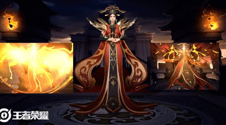 芈月的皮肤进行了优化,在荣耀典藏的所有皮肤里,芈月的大秦宣太后皮肤