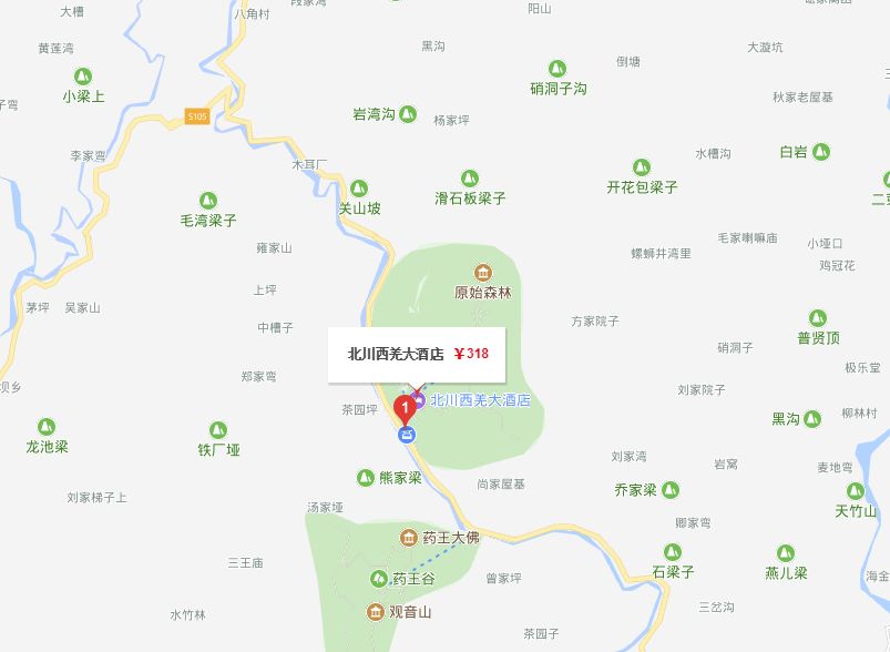 限时抢购 || 299元抢九皇山2大1小西羌大酒店套票