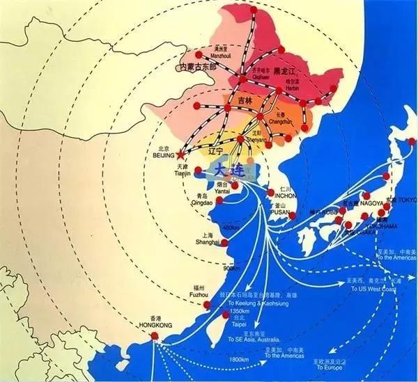 坐拥着优越的地理位置,大连港是优质的不冻港,东北最大的出海口,东北