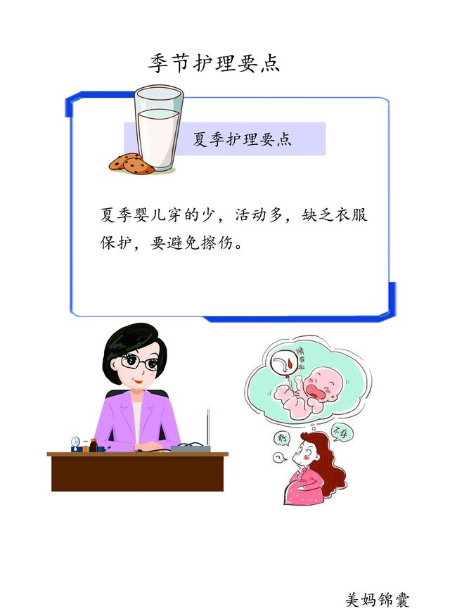                     夏季宝宝护理的注意要点
