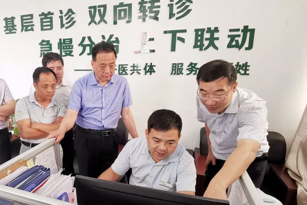 临泉泉河医院丨上蔡县卫健委陈国典主任来院调研考察