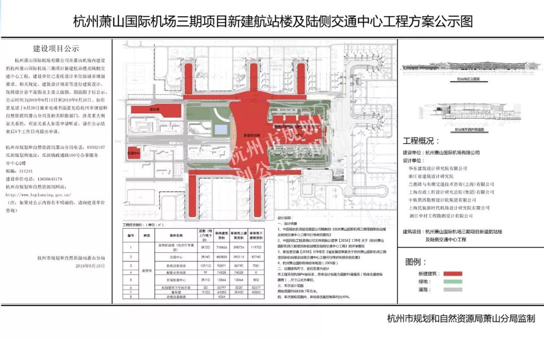 最新萧山机场三期又有新动向工程建设方案正在公示