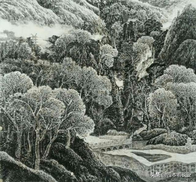 张宏伟的山水画