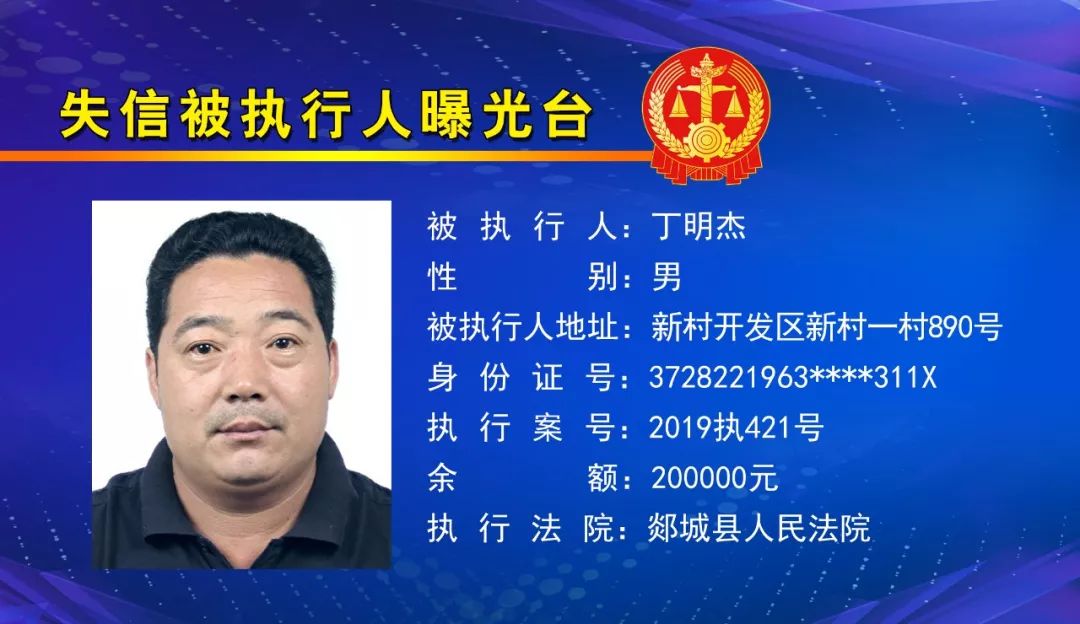郯城又一批老赖被曝光!照片和个人信息都贴出来了,看看谁在榜上